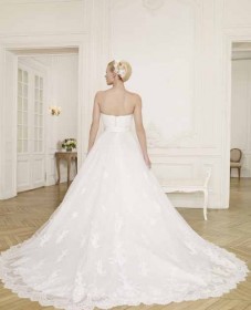 ρομαντικα νυφικα silk chiffon embroided atelier tsourani