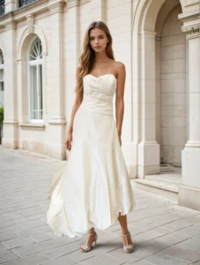 Νυφικά με Κρουαζέ Ντεκολτέ - Tsourani Bridal