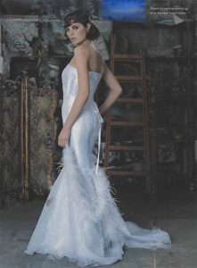 Νυφικό Φόρεμα Ταφτα Οργάντζα