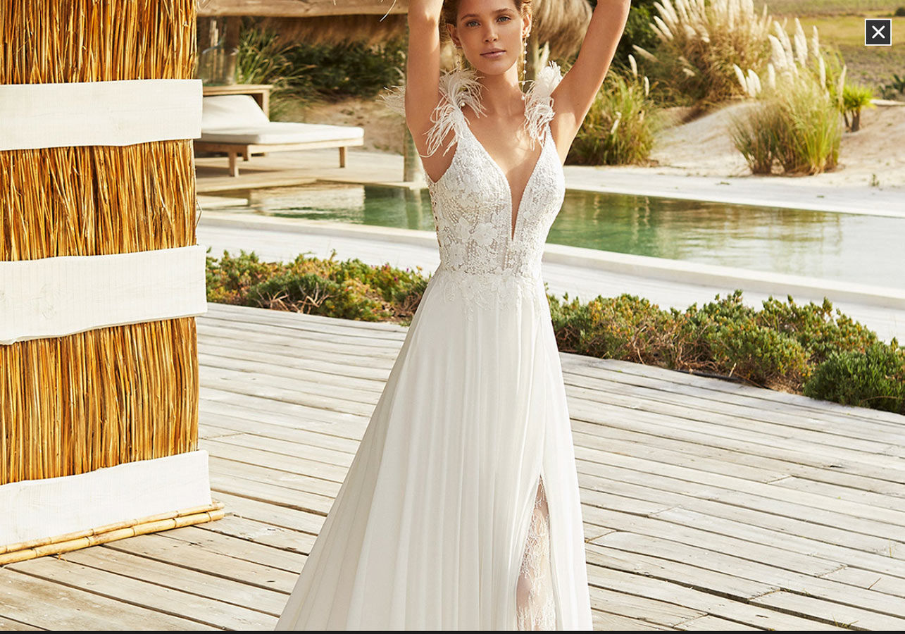 νυφικό μεταξωτό δαντέλα σαντιγύ